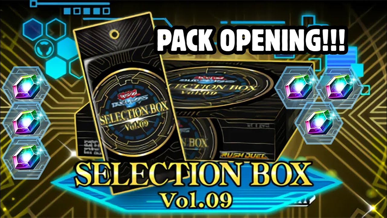 TIRAMOS LAS GEMAS POR LA VENTANA - SELECTION BOX VOL. 9 PACK OPENING - YU-GI-OH! DUEL LINKS
