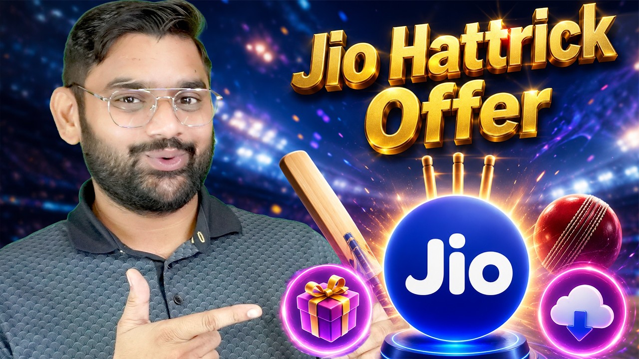 Jio 5G Hattrick Offer 2026 🔥 Get ₹1000 Cashback + FREE Gemini Pro & JioHotstar!