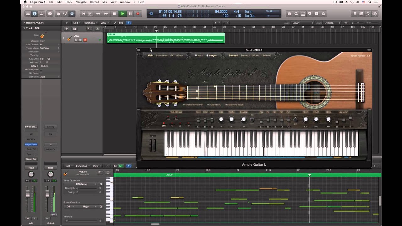 Ample Guitar L Demo - Preludio En Do Menor (Prelude in C Minor)