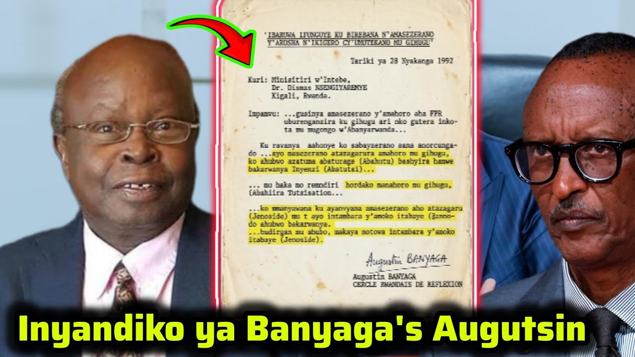 Augutsin Banyaga Asubije Leta y'uRwanda Yamushinje Gukora Jenoside- Ibaruwa Ye Hanze/Kwiregura Kwe
