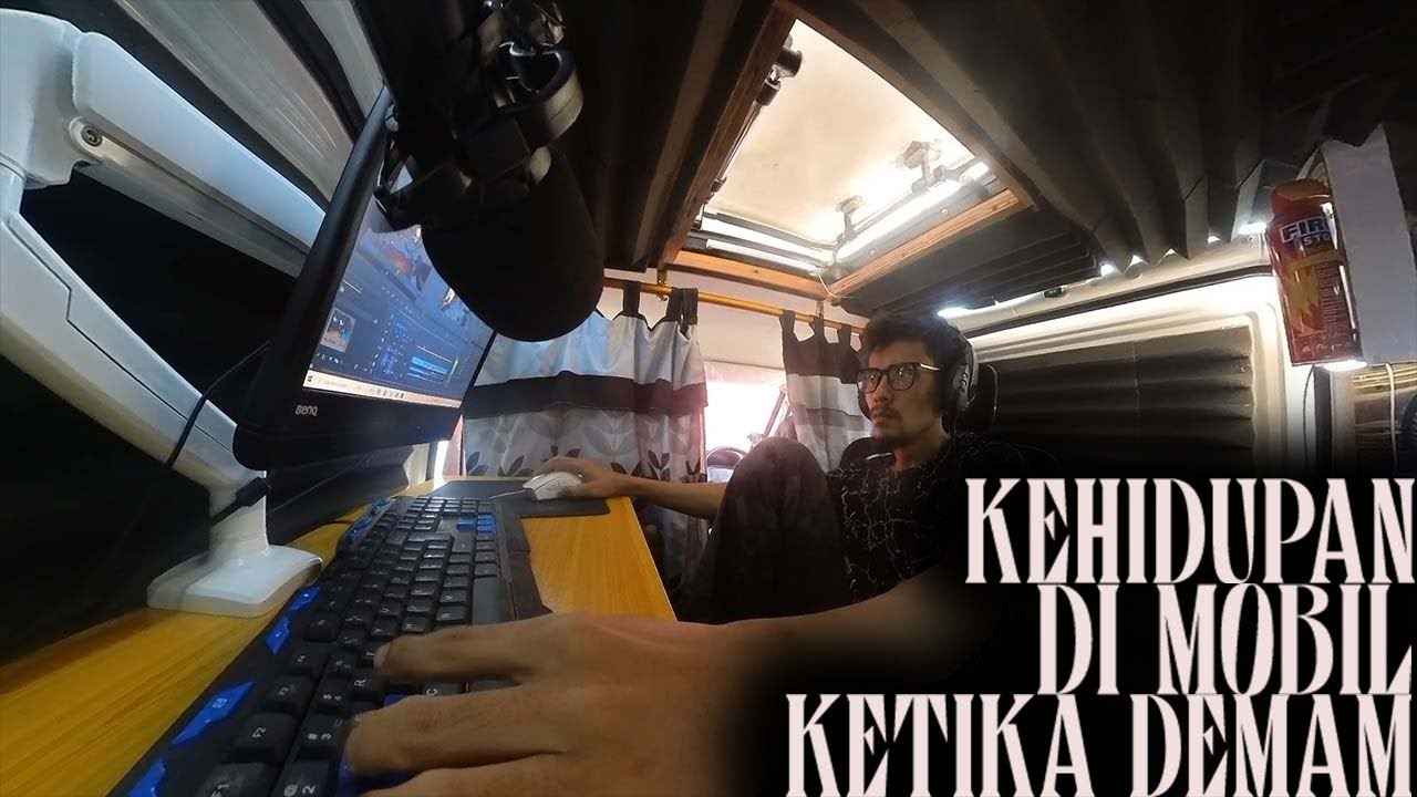 STEALTH CAMPERVAN !!! POV TINGGAL DI MOBIL SAAT KURANG FIT