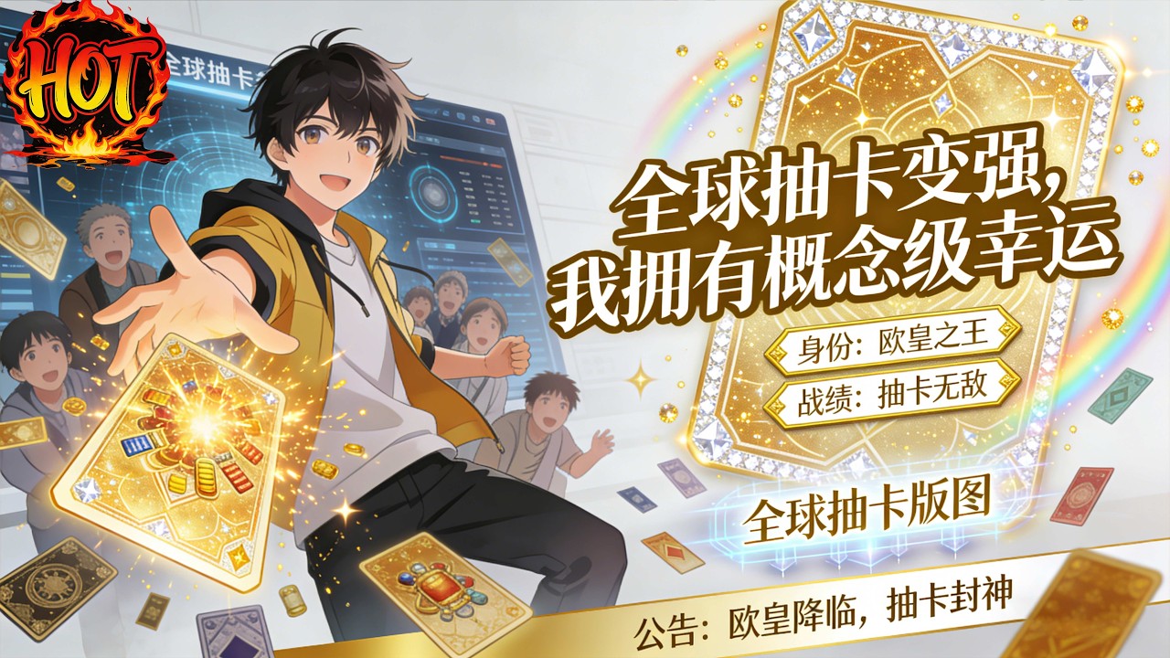 ✨【强推】《全球抽卡变强，我拥有概念级幸运》第1~60集大争之世，命不由天。当所有人都在嘲笑那锈迹斑斑的剑匣时，唯有张元听到了剑鸣。满命座觉醒#穿越 #末世 #异能 ##动态漫画# 漫野推文