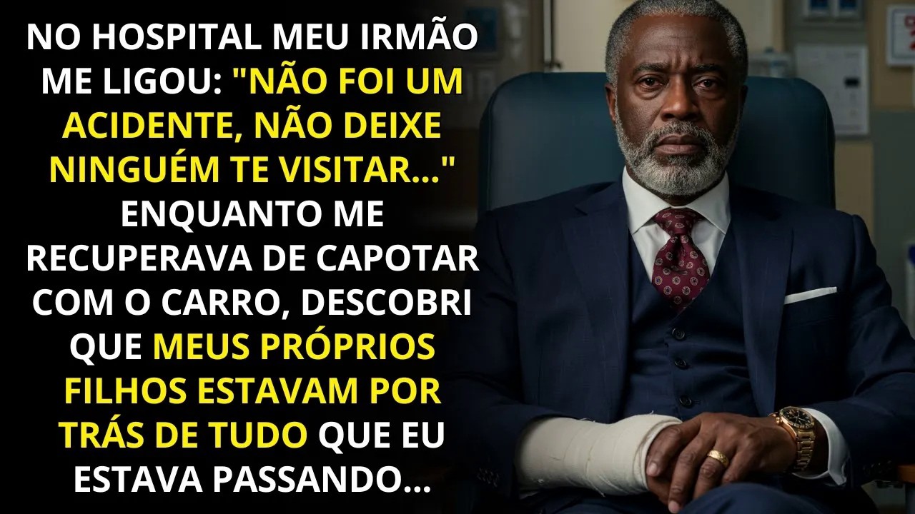 No hospital meu irmão me ligou: 