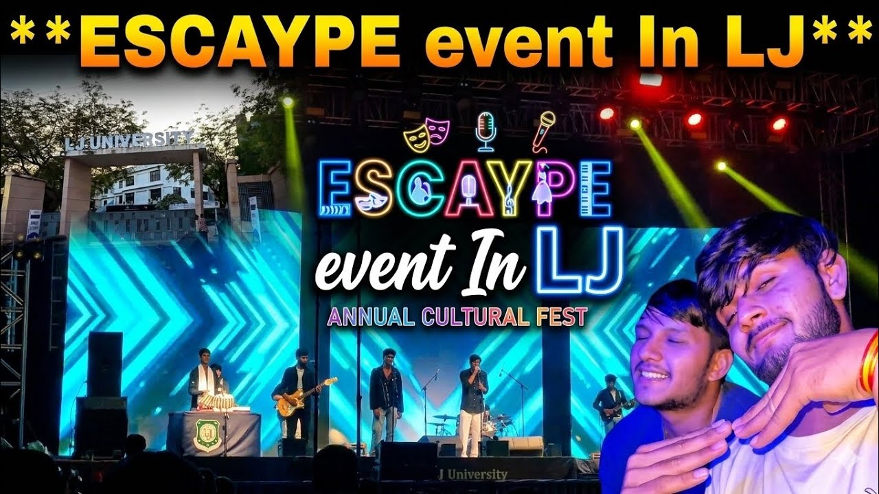 ESCAYPE IN LJU  ! Vlog-127 #college #collegelife #collegeeventvlog #fun 