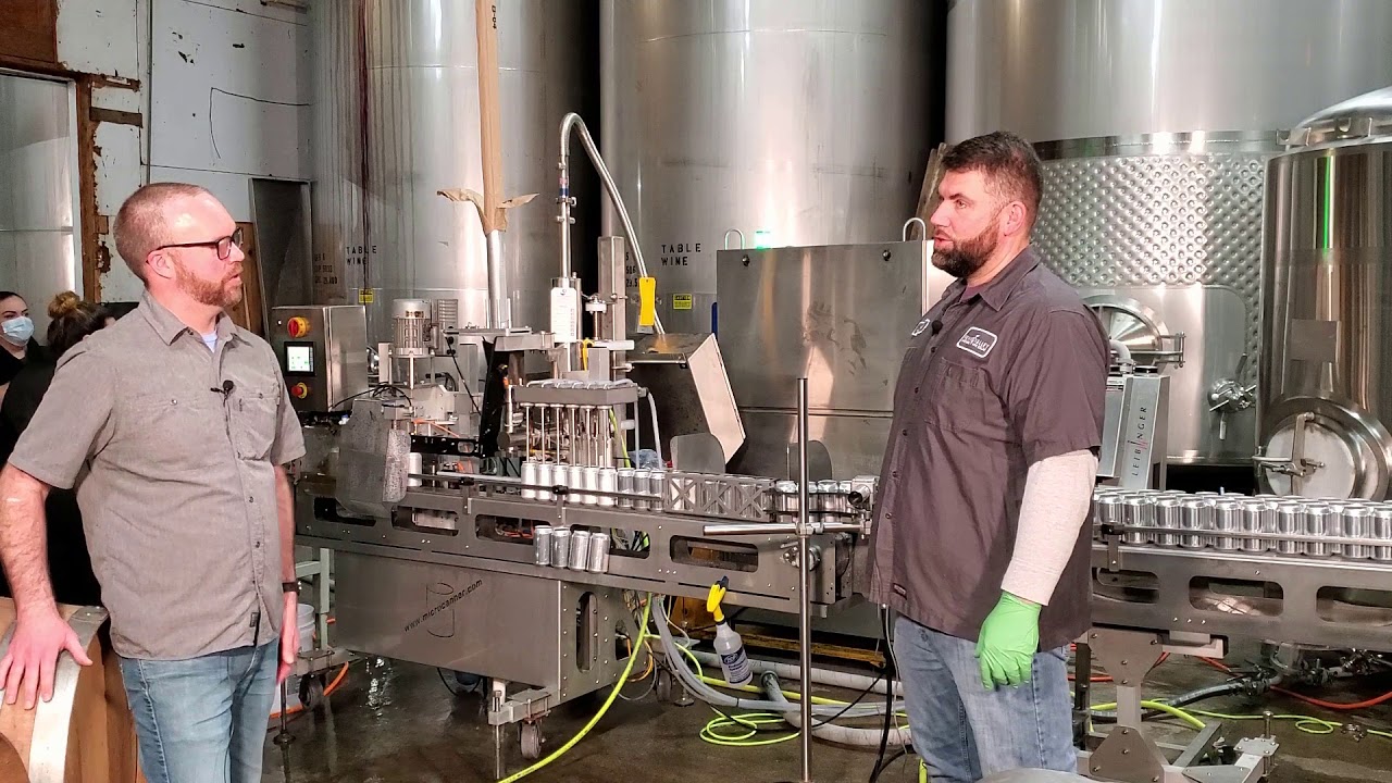 Cannning Wine at Fenn Valley