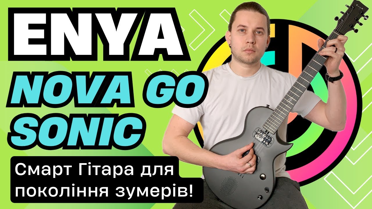 ГИТАРА ENYA NOVA GO SONIC BLACK – Видеообзор этой гитары! Muzdom.com
