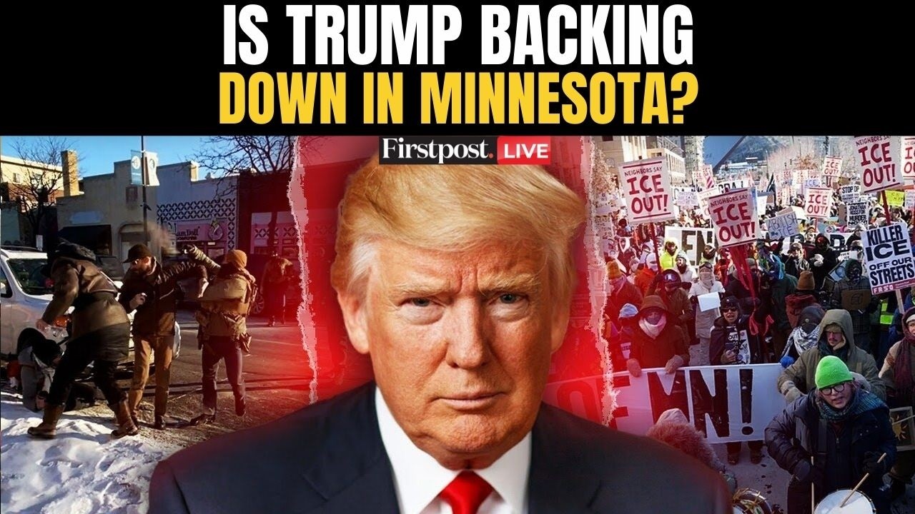 LIVE: Trump’s Border Czar Signals ICE Drawdown After Deadly Minnesota Raids | Firstpost