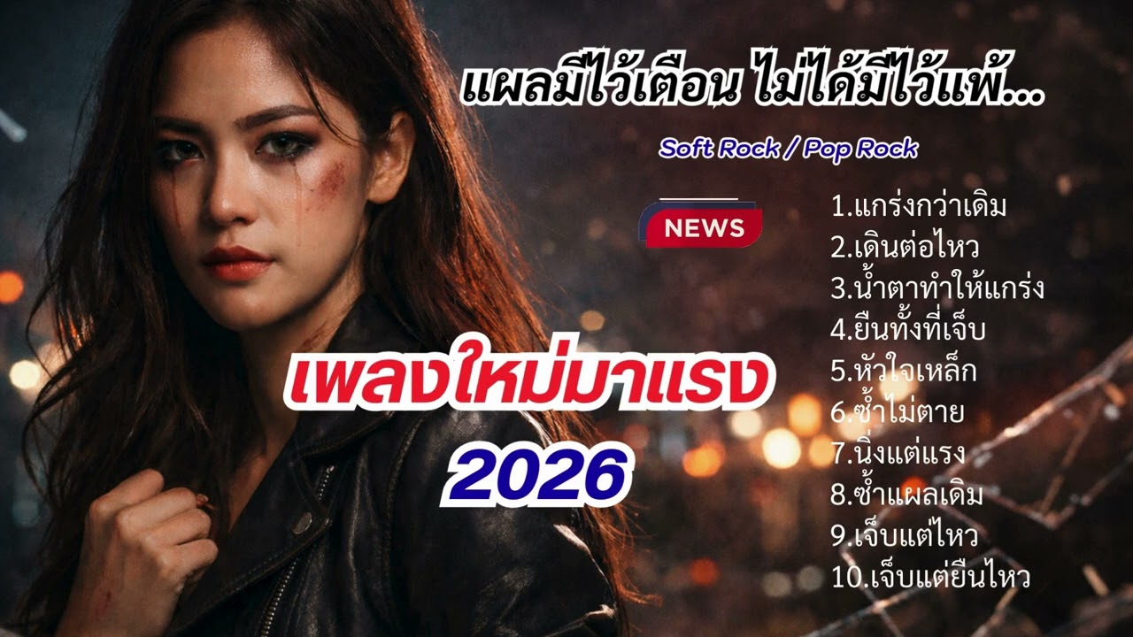 แผลมีไว้เตือน ไม่ได้มีไว้แพ้   Soft Rock  Pop Rock  