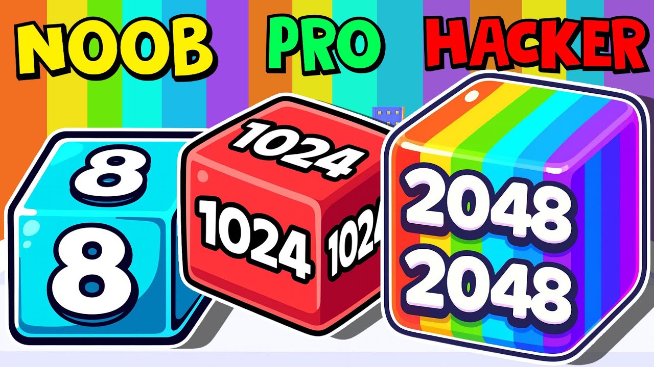 Jelly Run 2048❌❌NOOB vs PRO vs Hacker🔥🔥Walkthrough Max Gameplay WR2522