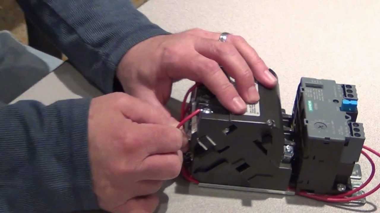 Furnas and Siemens Motor Starter Coil Change Procedure