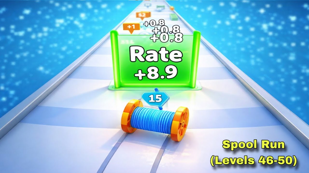 Spool Run - All Levels Gameplay Pop Pi (Levels 46-50)