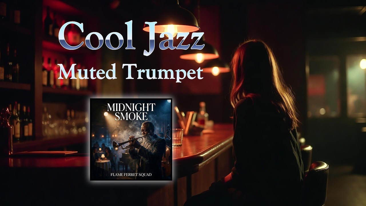 음악 카페🎶쿨 재즈 [ Midnight Smoke ] Music Cafe🎶Cool Jazz 🎶Muted Trumpet 🎶Instrumental 🎶BGM (광고 없음)