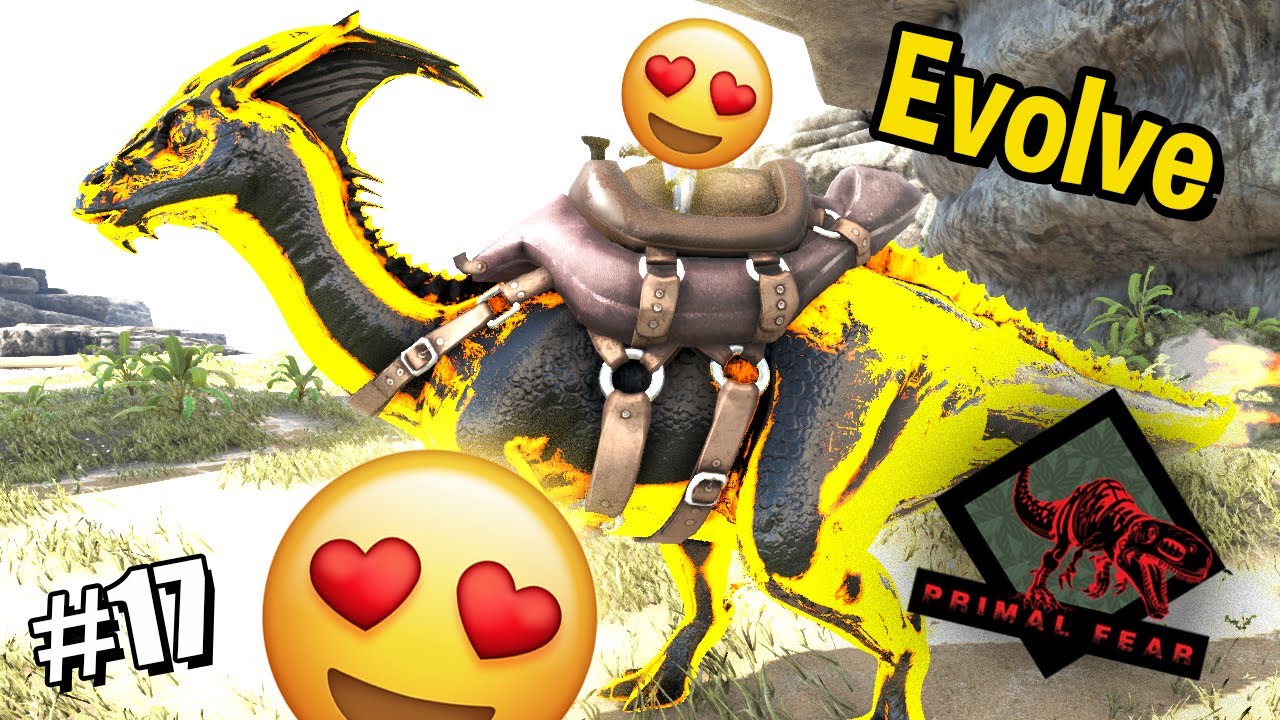 Evolving my Demonic Parasaur to FALLEN Demonic Parasaur |  Primal Fear | ARK P-17