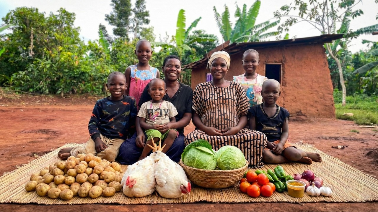 Cooking My Pregnant Daughter's Favorite African Village Meal.