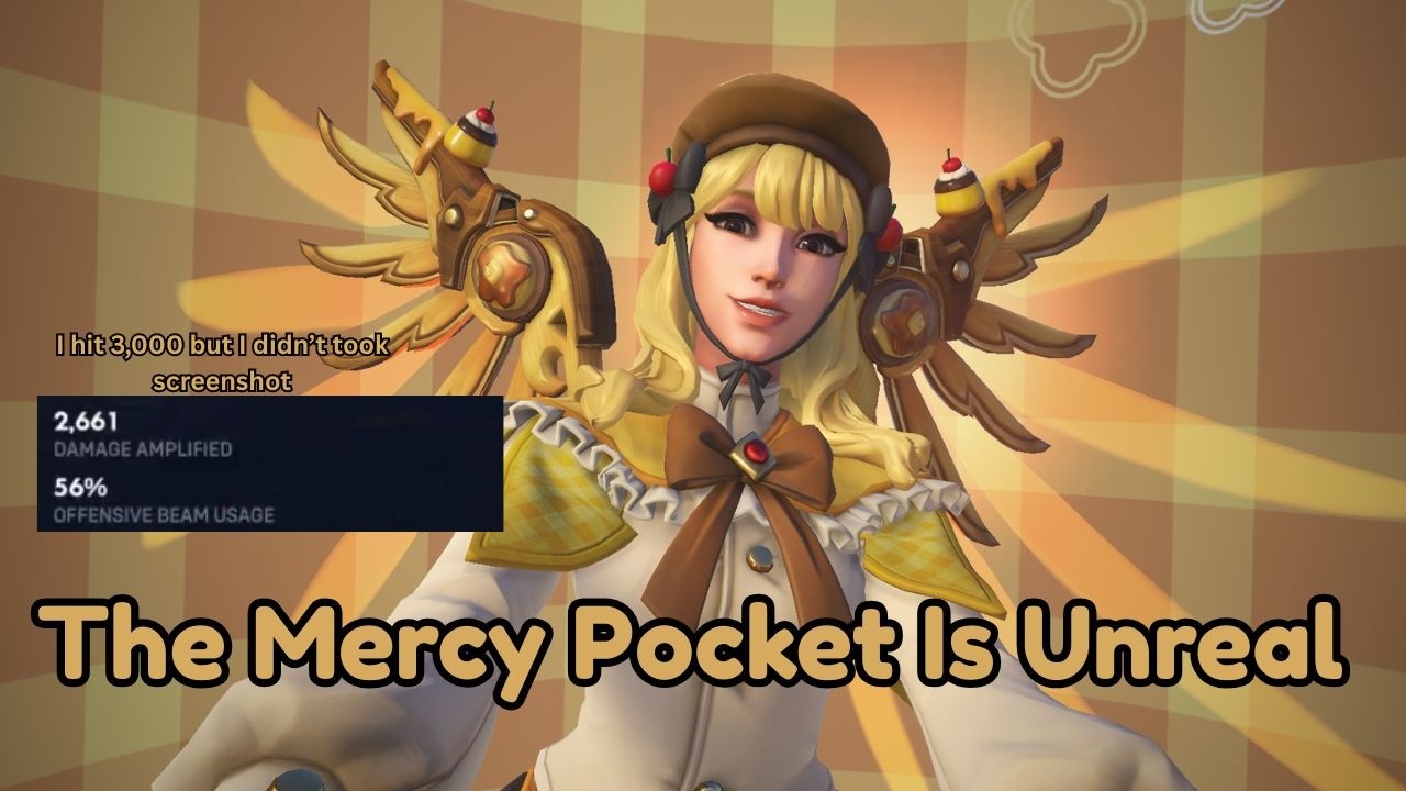 Pocketing DPS Is So Fun - Overwatch - Mercy GamePlay