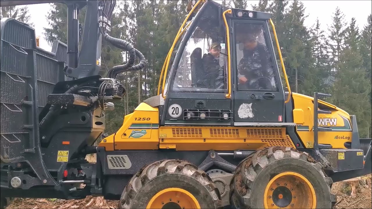 R&uuml;ckez&uuml;gig unterwegs mit den Forwardern Ecolog 1250 & 574