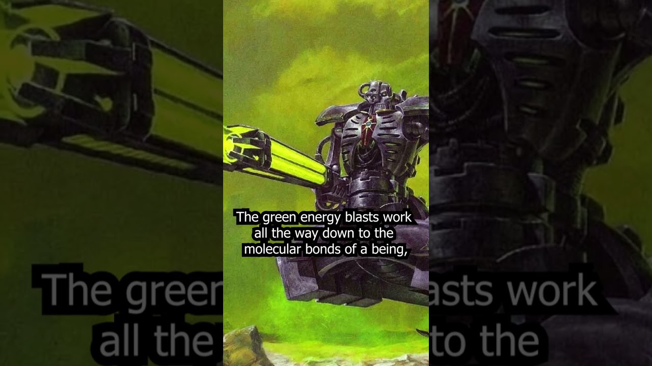 Necron Weapons Are TERRIFYING - Gauss Weapons EXPLAINED - They Tear You Apart At The ATOMIC LEVEL!