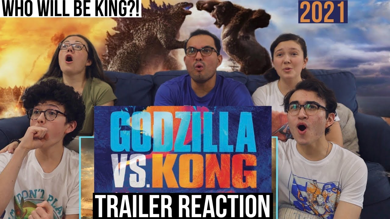 GODZILLA VS KONG Trailer REACTION! || MaJeliv Reactions | Who Will be KING?!