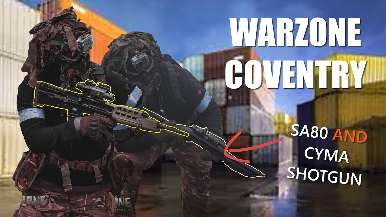 GAS BLOWBACK SA80 SNIPES AND AN ANTI-MATERIAL RIFLE UP CLOSE // WARZONE COVENTRY