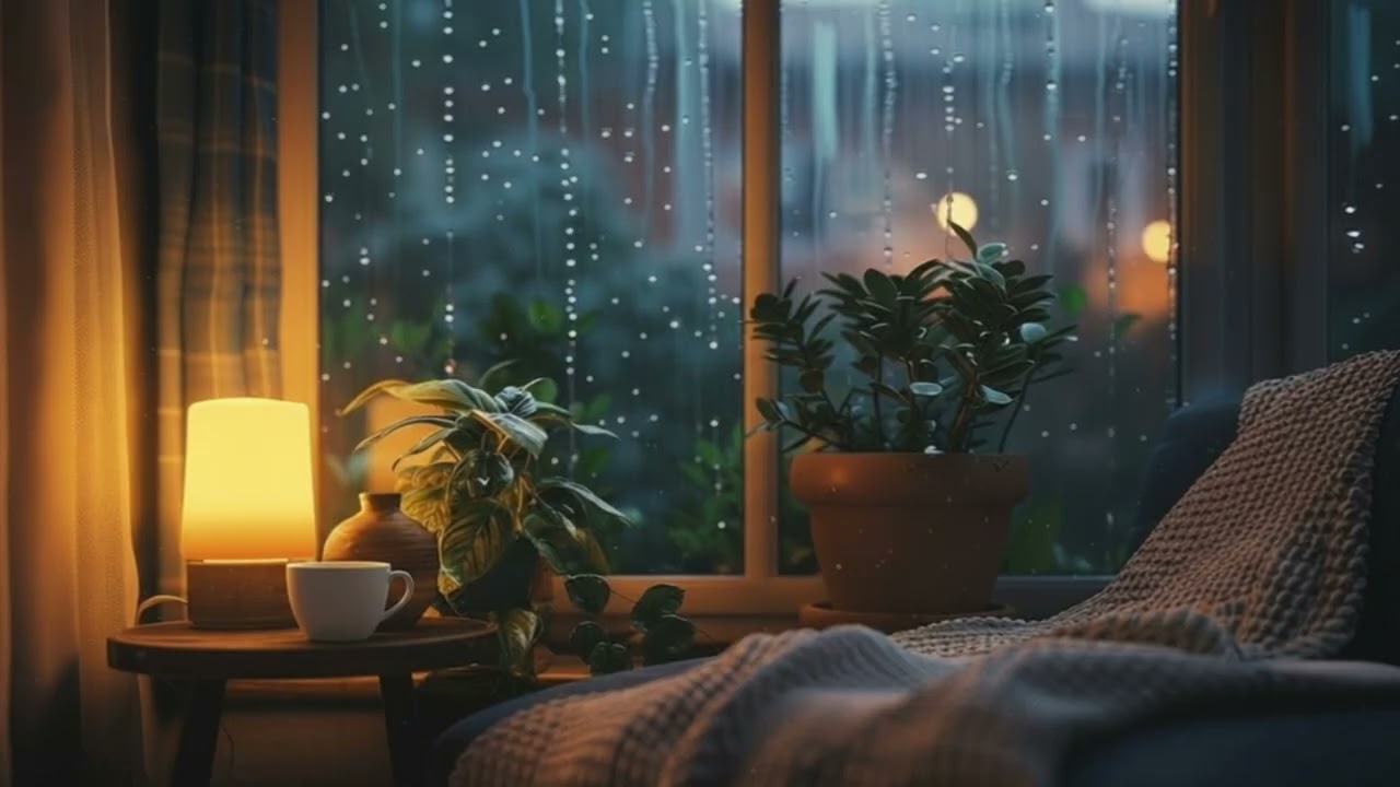 10 Hours Rain Sounds for Deep Sleep & Relaxation 🌧️ Cozy Window Rain Noise (No Thunder)