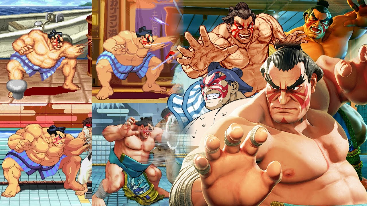 EVOLUTION of E. Honda's Hundred Hand Slap