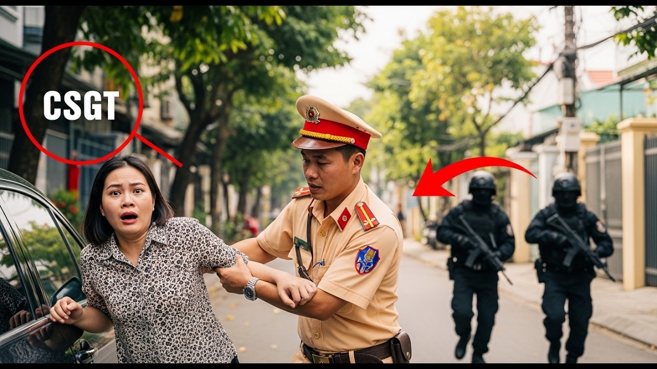 CSGT Bắt Nhầm Cô Gái Trẻ – 5 Phút Sau Phát Hiện Bí Ẩn Đáng Sợ Về Cha Cô