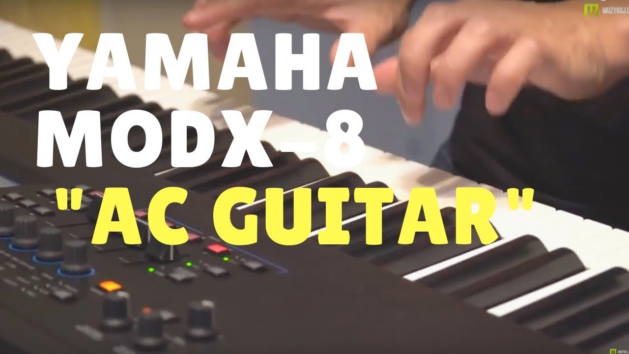 Yamaha MODX-8 AC Guitar KAMIL BARAŃSKI demo By Muzykuj