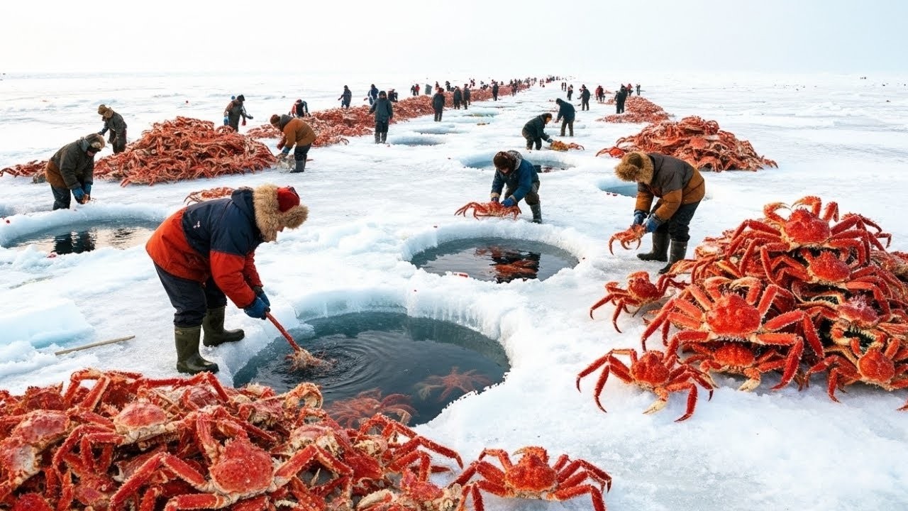How Fishermen Make $560,000 in 6 Days: Giant King Crab Fishing & Deep Sea Creatures (Sea of Okhotsk)