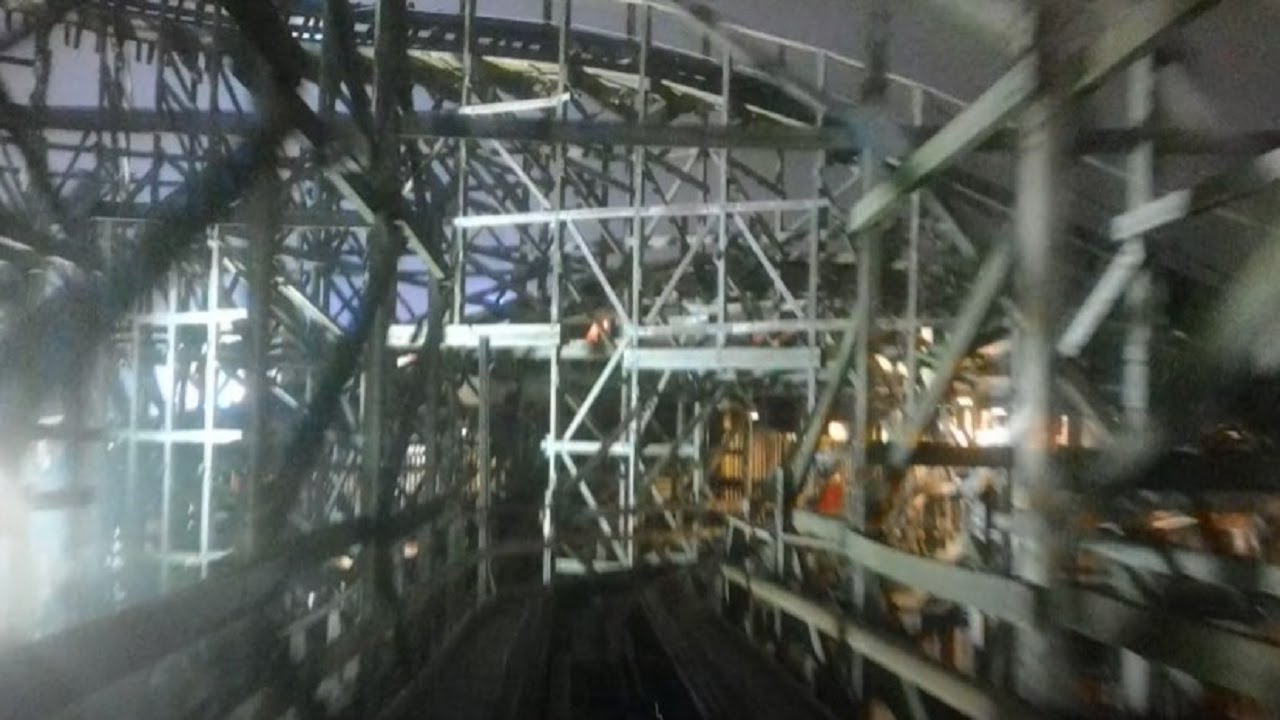 Boardwalk Bullet - Kemah Boardwalk - Front Row Night (4K HD POV) - February 2023