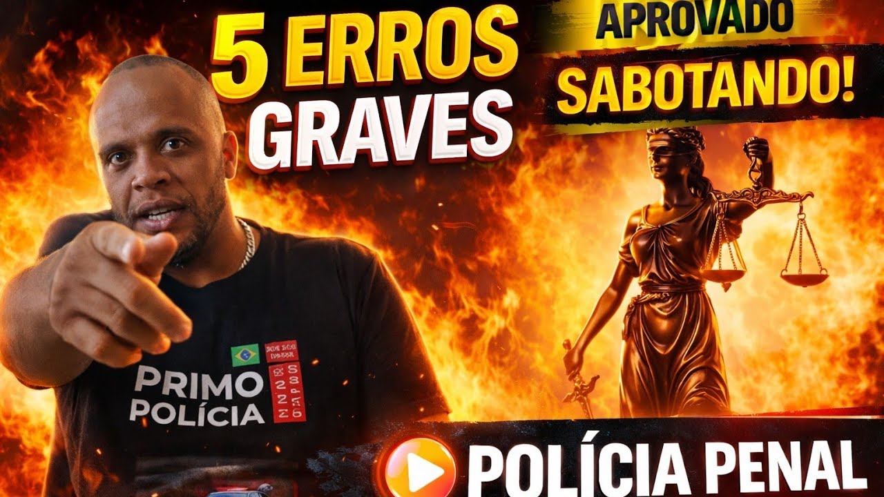 5 Coisas Que Estão Sabotando Sua Aprovação na Polícia Penal