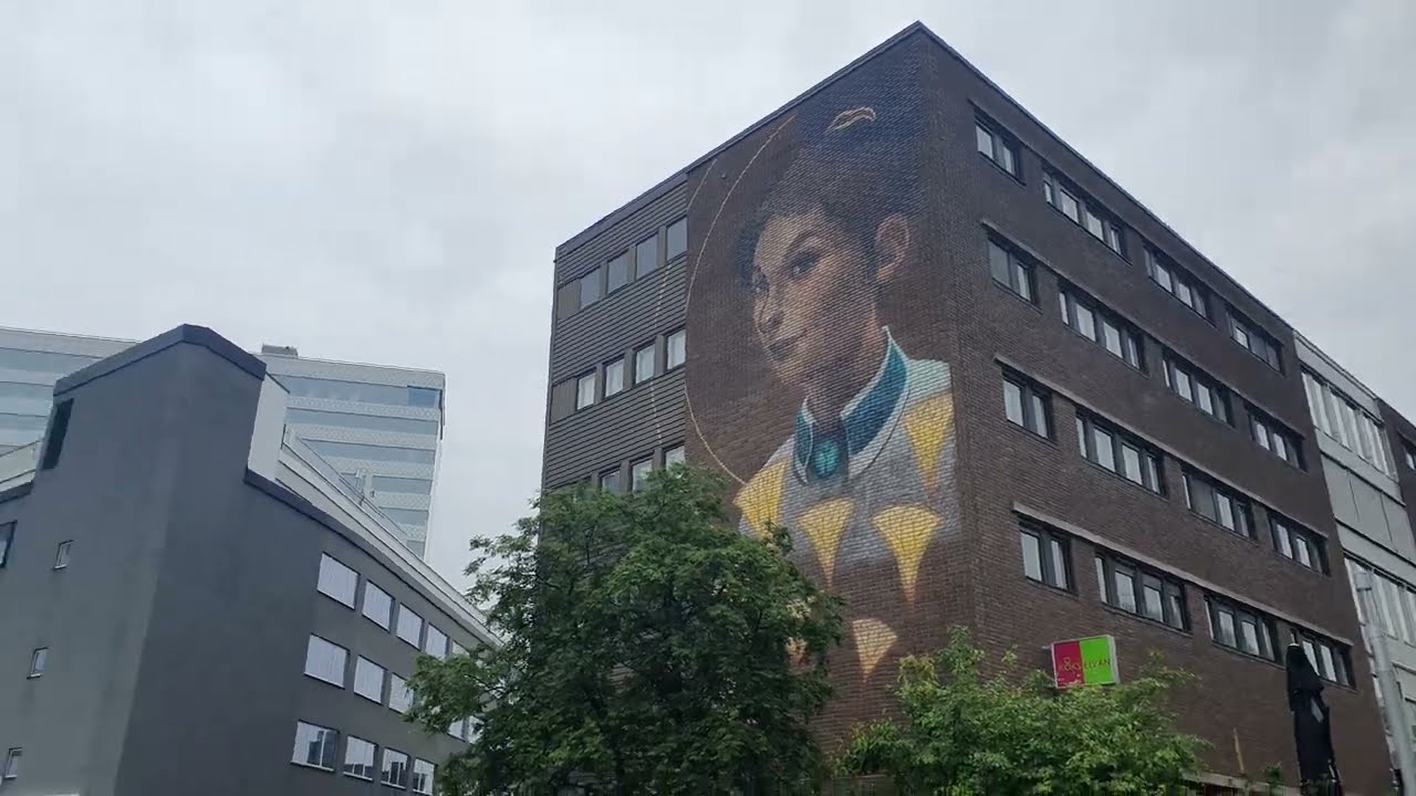 Sweden // Rainy walk in Solna | Arenastaden #452