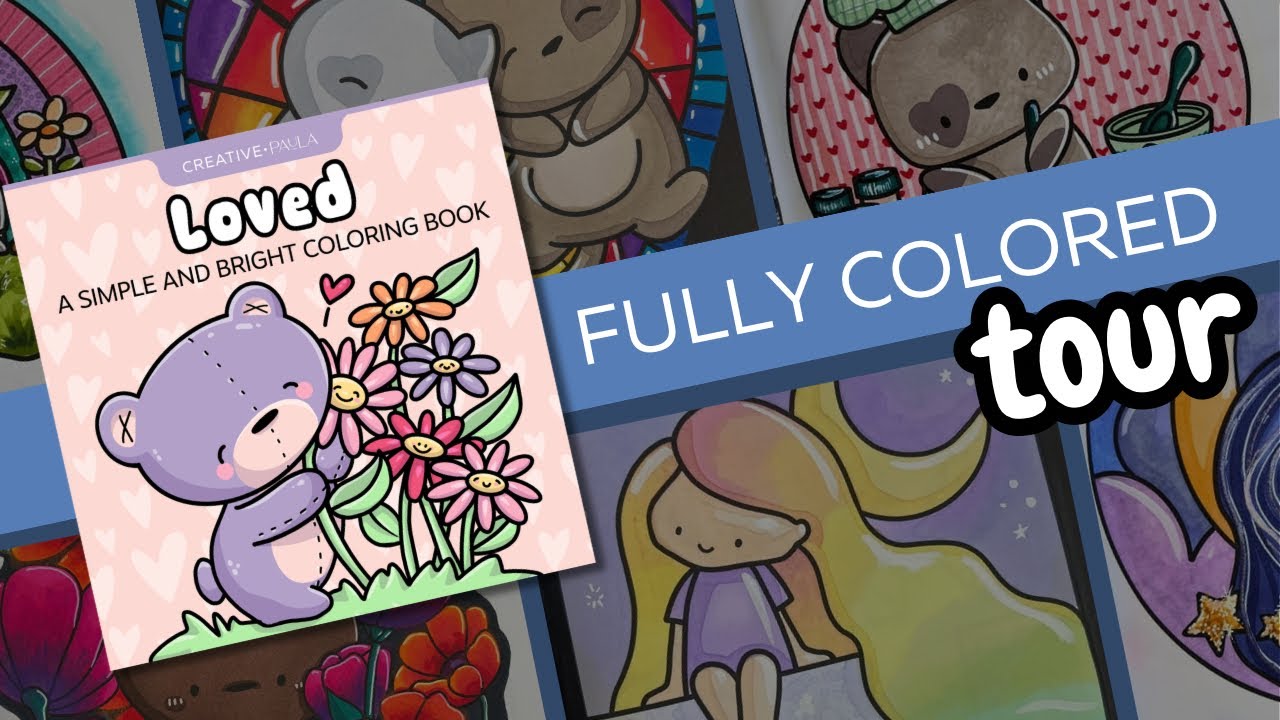 I Finished Coloring My Own Book! 