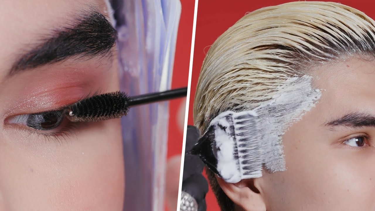 TRANSFORMING INTO A K-POP IDOL - BTS Hair & Makeup Transformation