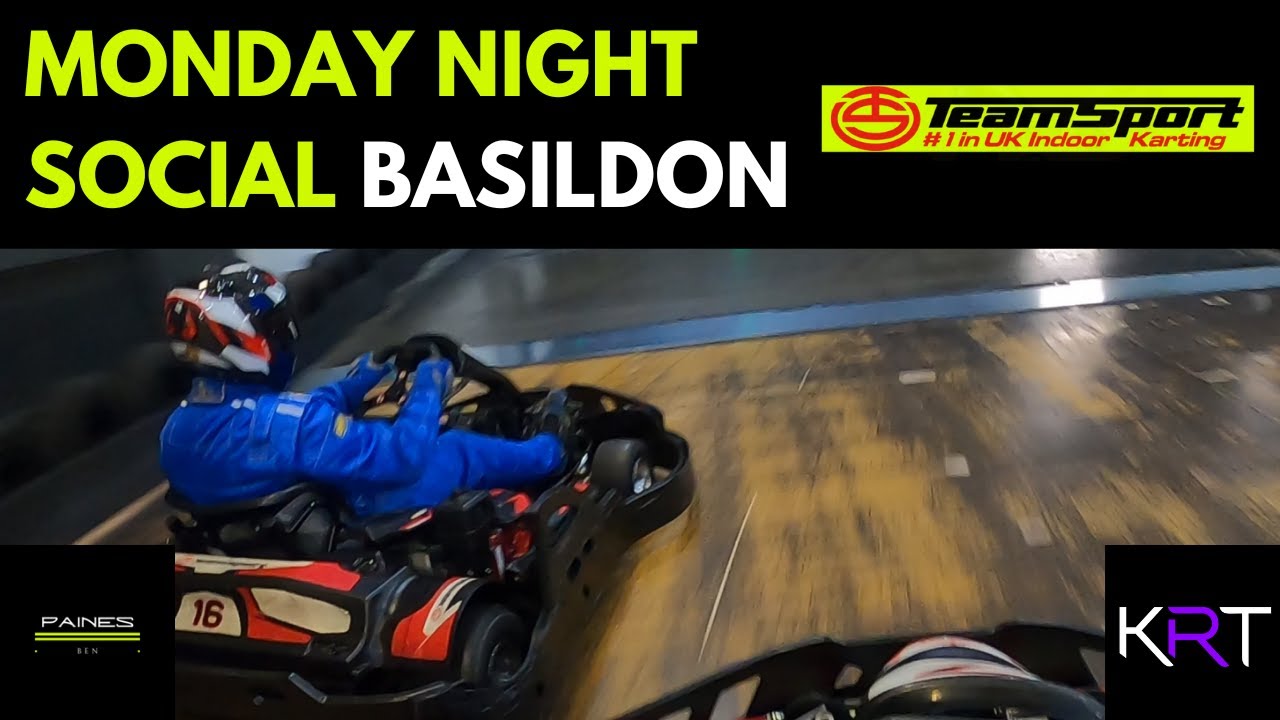 TAMING SLIP AND SLIDE CENTRAL! | MONDAY NIGHT SOCIAL | Teamsport Basildon Karting (Jan 29th 2024)