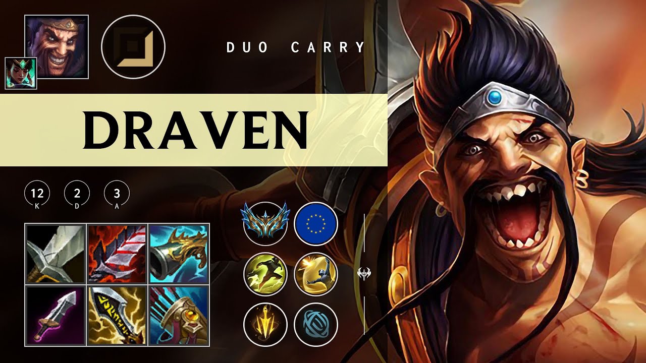 Draven ADC vs Ashe - EUW Challenger Patch 25.24