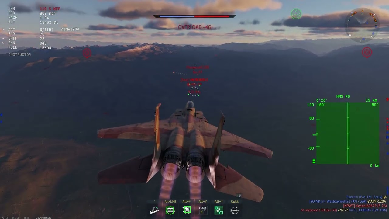 F15C War Thunder Clips
