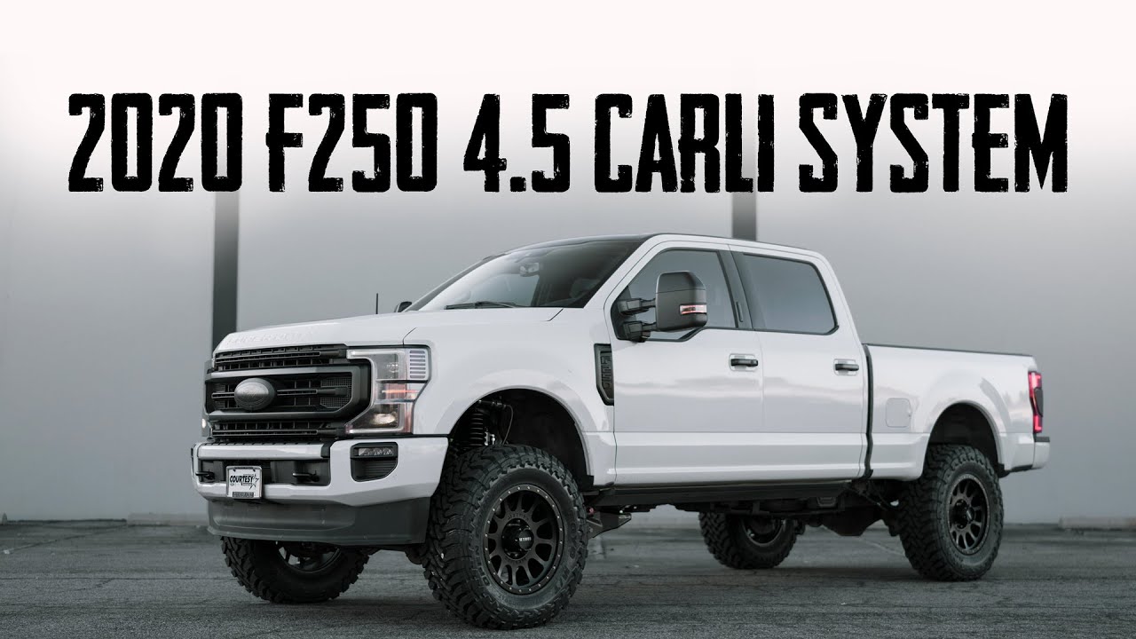 2020 Ford Super Duty on a 5.5” Carli Suspension Back Country System