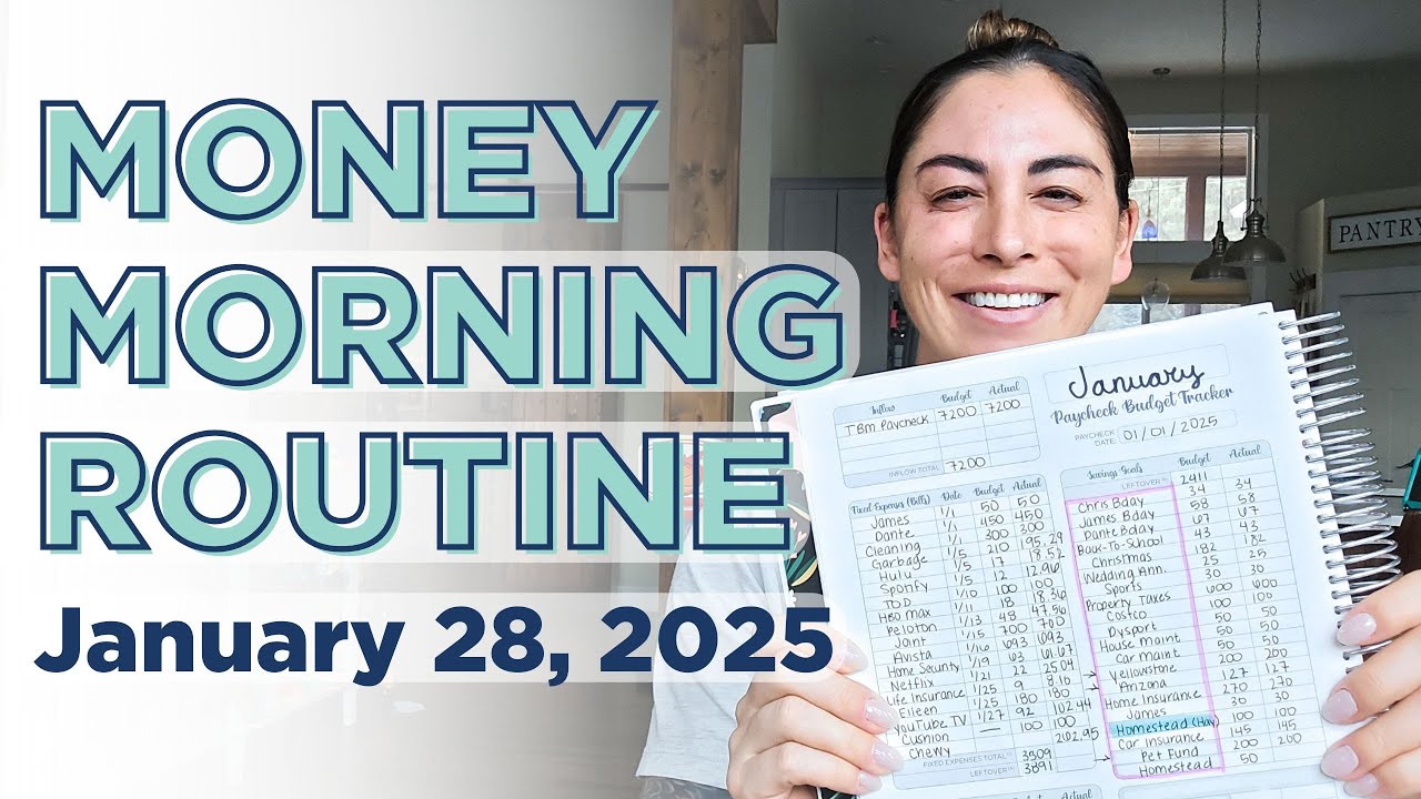 Money Morning Routine | Expense Tracking + Spending Update