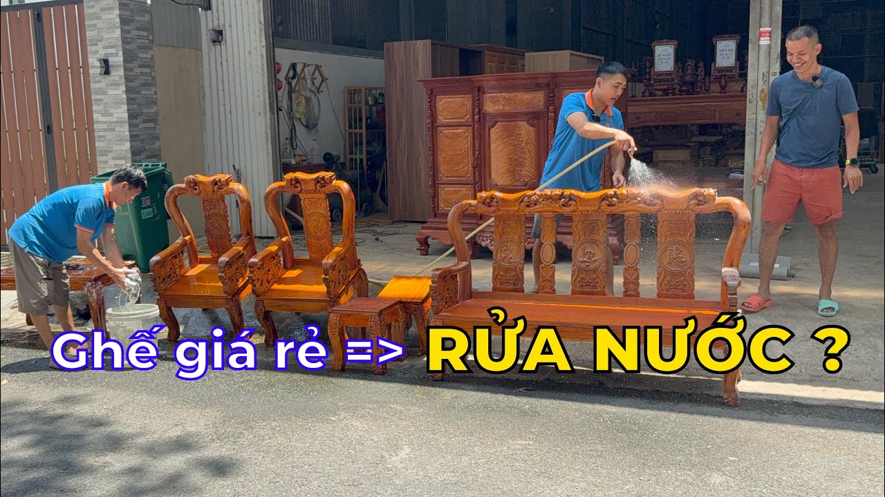 Bộ bàn ghế gỗ tự nhiên phòng khách giá rẻ đẹp nhất 2025
