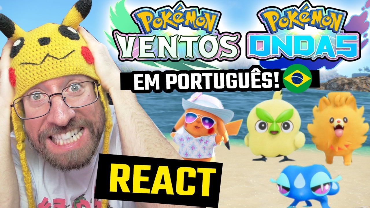 REACT de Pokemon VENTOS e ONDAS em PORTUGUES do BRASIL