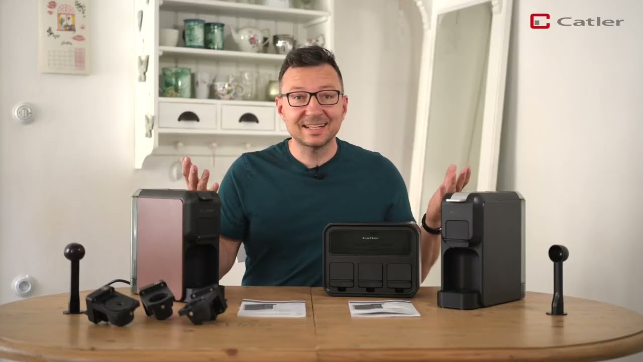 🎁 Unboxing kávovaru na kapsle a mletou kávu Catler Porto ☕