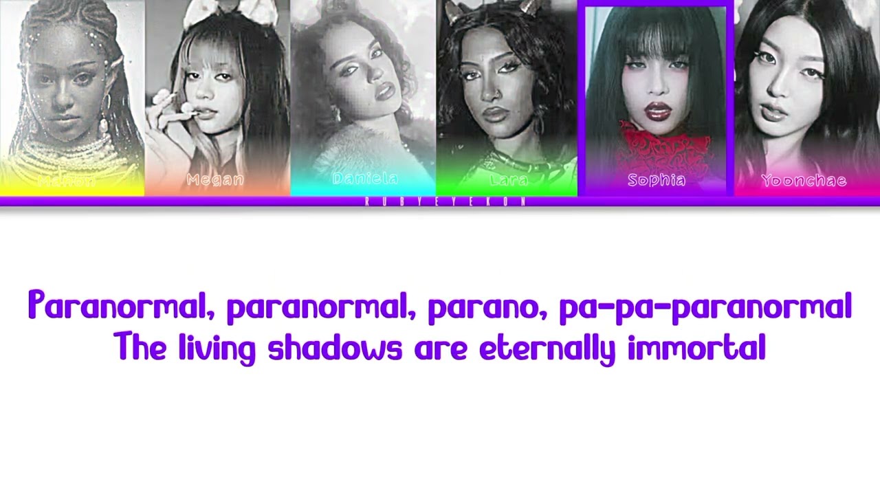 [AI ORIGINAL] KATSEYE (캣츠아이) - 'Paranormal' Color Coded Lyrics | rubyeyekon