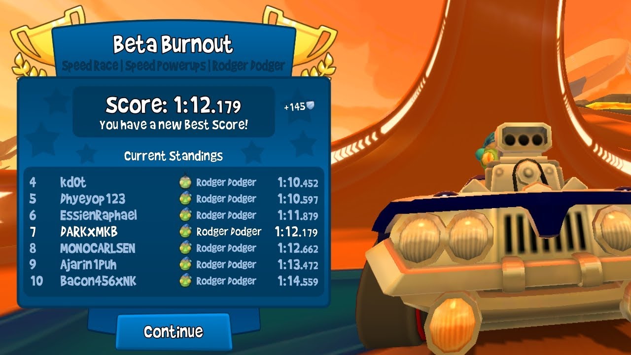 BETA BURNOUT🔥🏎️ • Speed Race| Rodger Dodger | BBR2