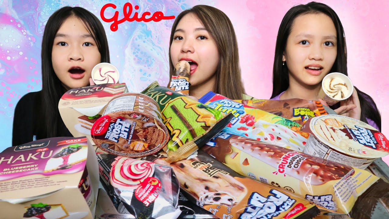 HATI GIRANG🤣 MUKBANG ICE CREAM GLICOWINGS‼️ KESUKAAN PARA BOCIL😍😂