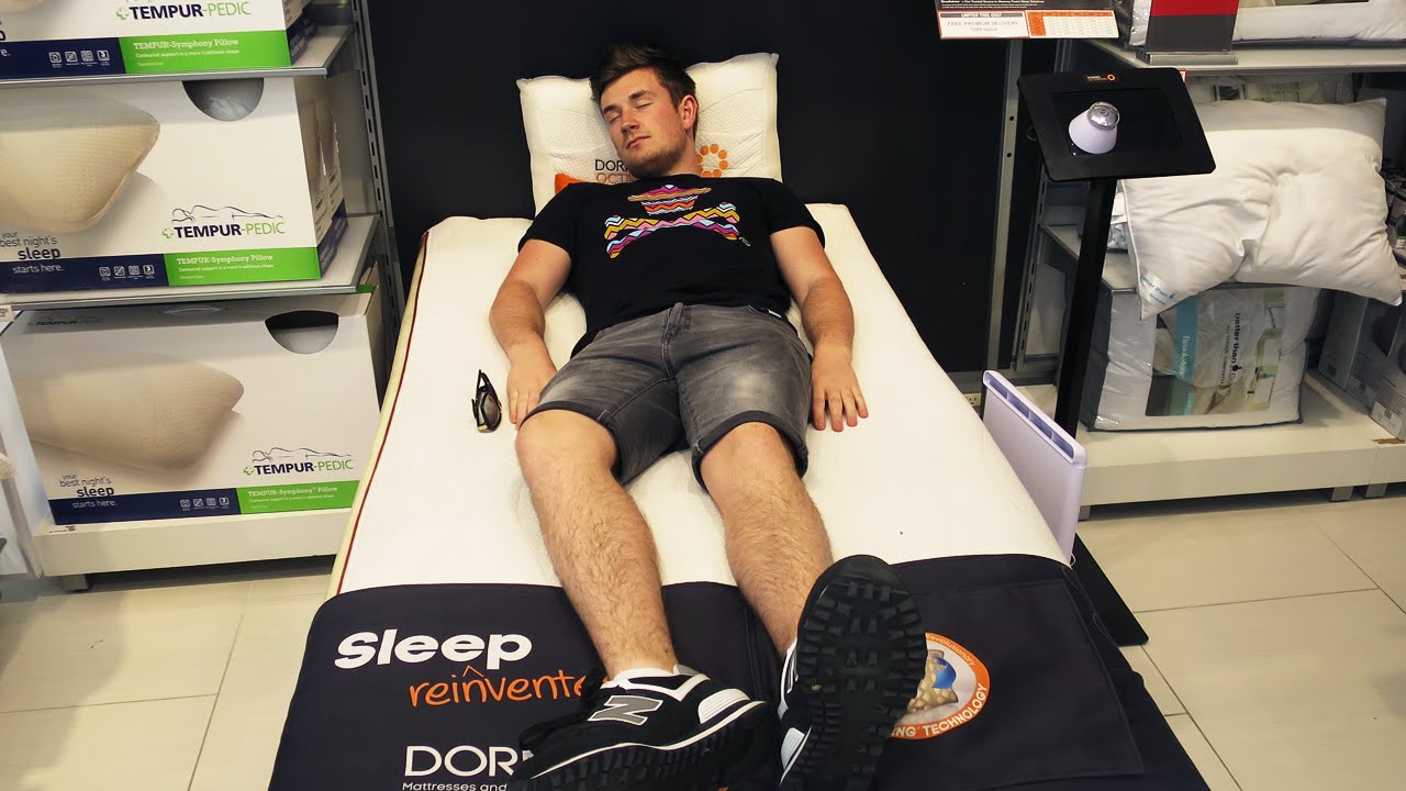 FALLING ASLEEP IN A SHOP