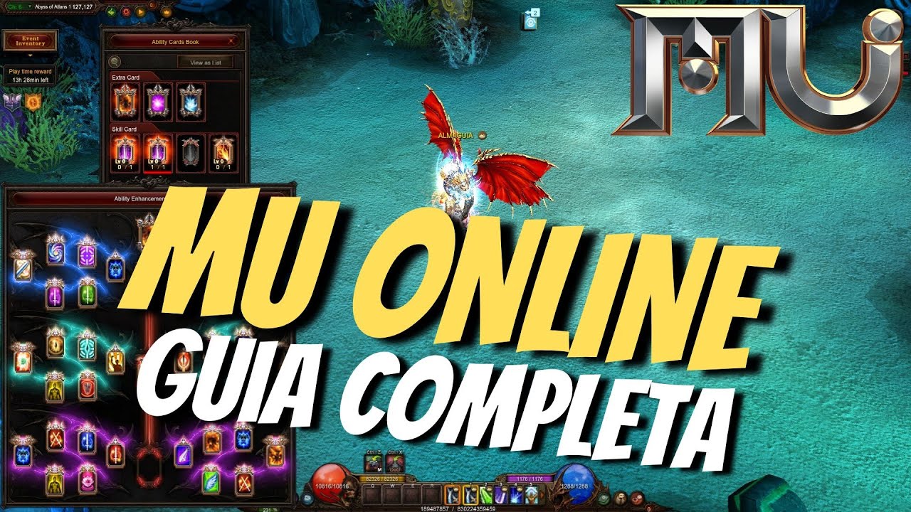 ARBOL DE NIVEL 1200 EXPLICADO - ABILITY CARD ⚔️​  MU ONLINE