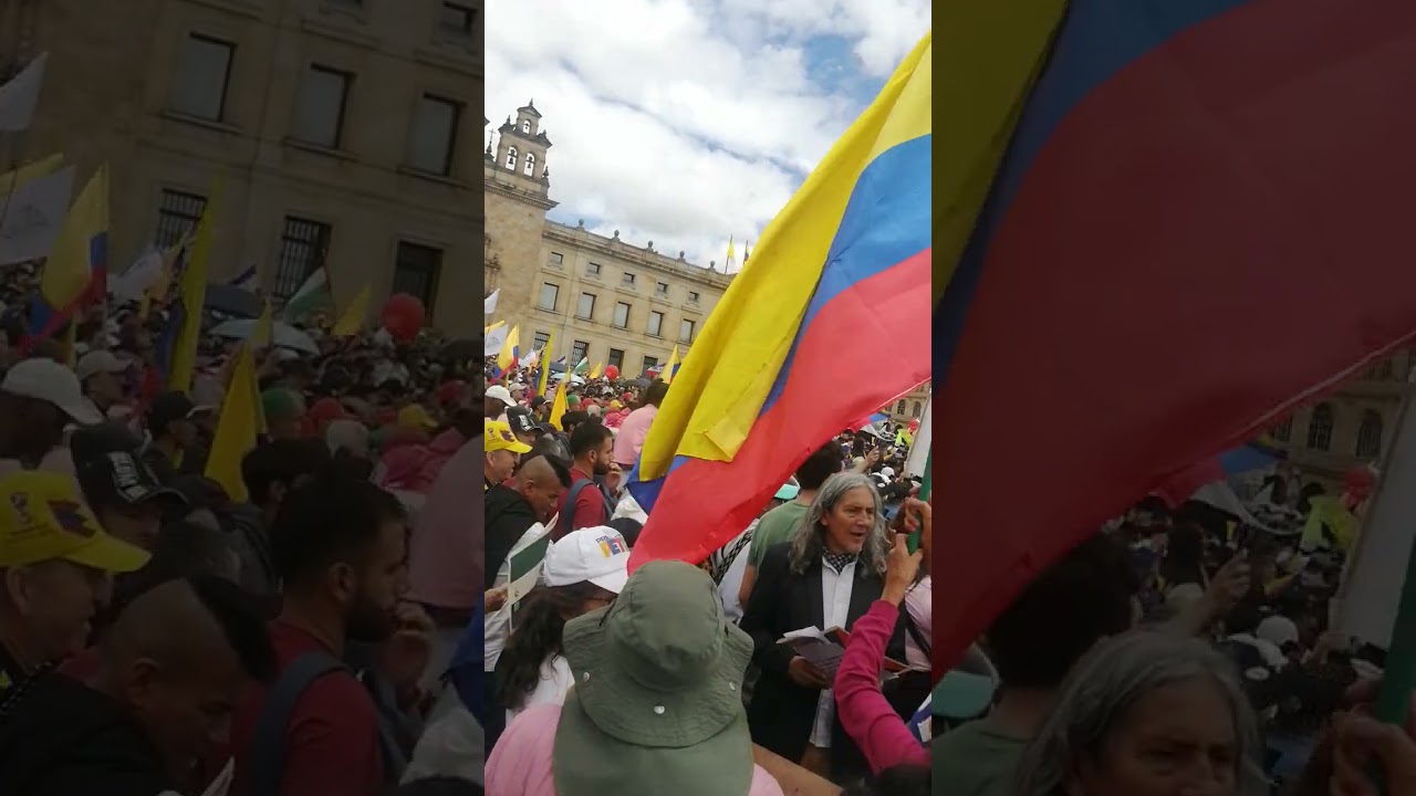 Comp:::primero de mayo 2024. plaza de Bol&iacute;var y PETRO
