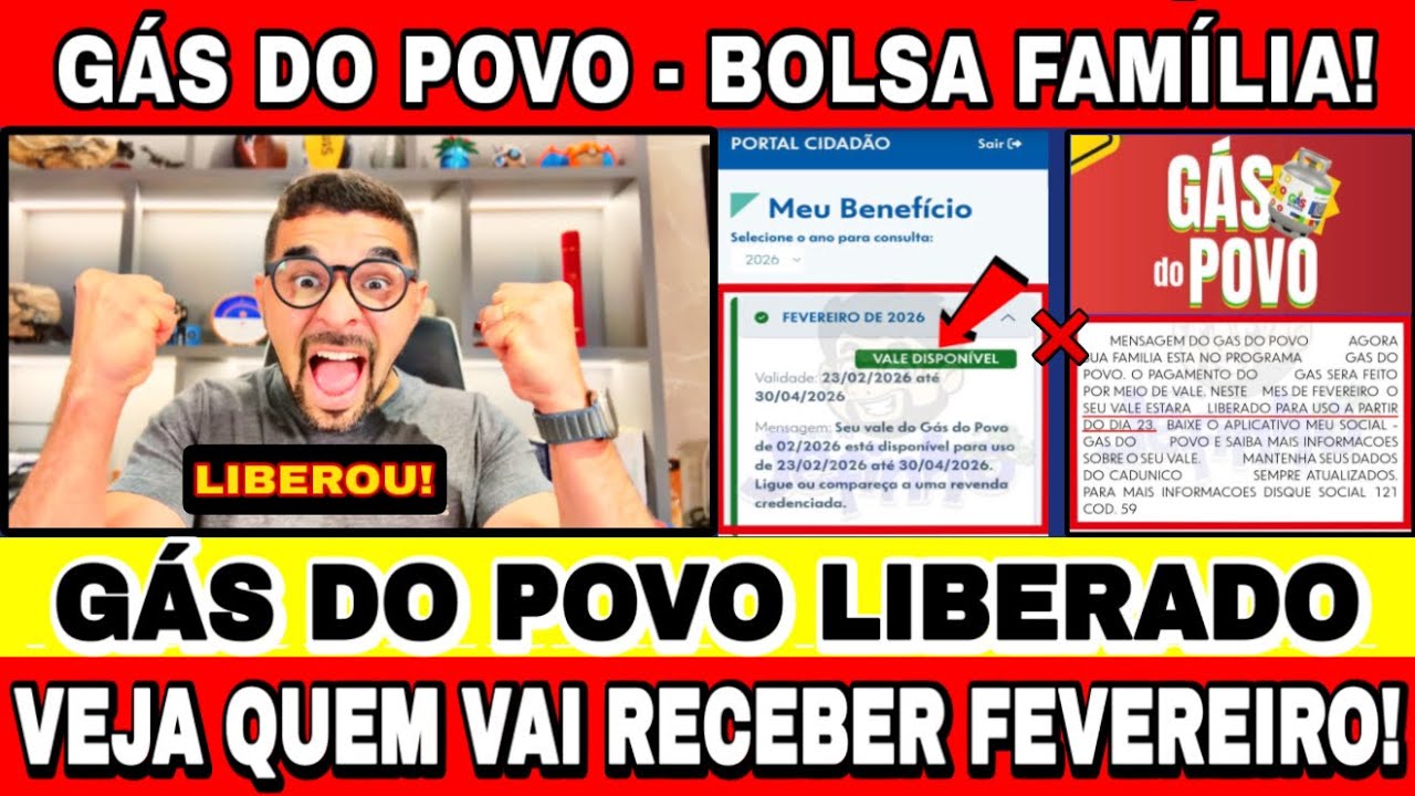 GÁS DO POVO LIBERADO EM FEVEREIRO! VEJA QUEM VAI RECEBER AGORA! SERÁ PARA TODOS DO BOLSA FAMÍLIA?