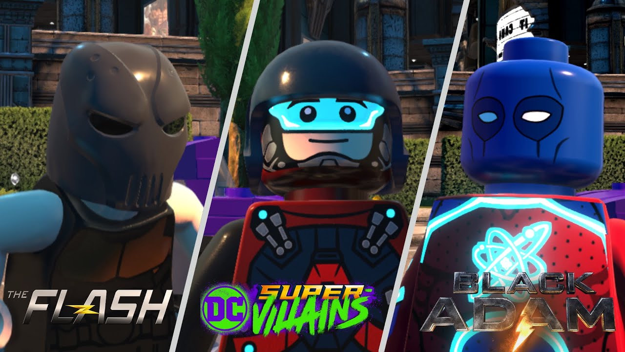 Атом из каждой видеоигры Lego DC