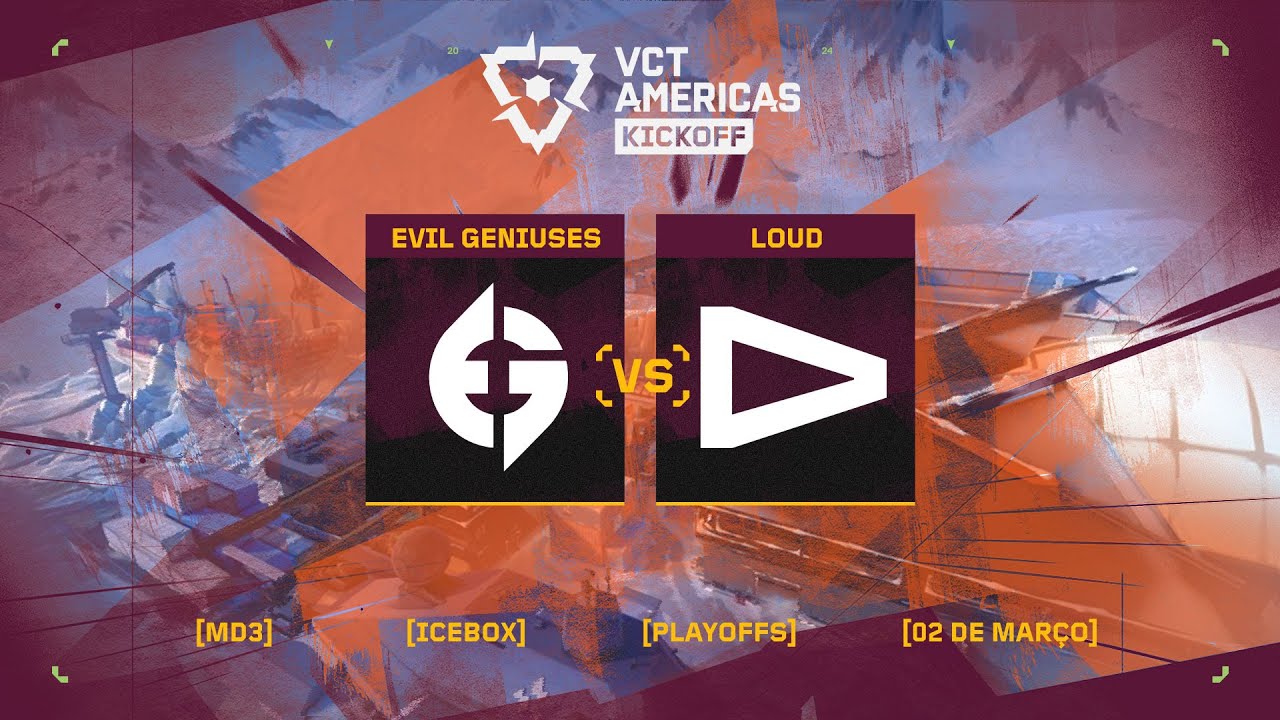 Evil Geniuses x LOUD (Mapa 2: Icebox) | VCT Americas Kickoff